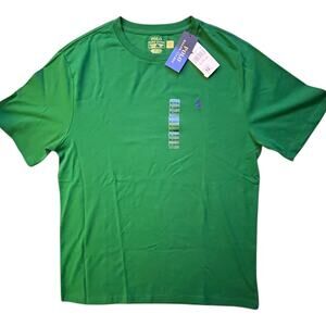 Polo Ralph Lauren Shirt Boys XL 18-20 Green Crewneck Tagless Pony Logo Tee